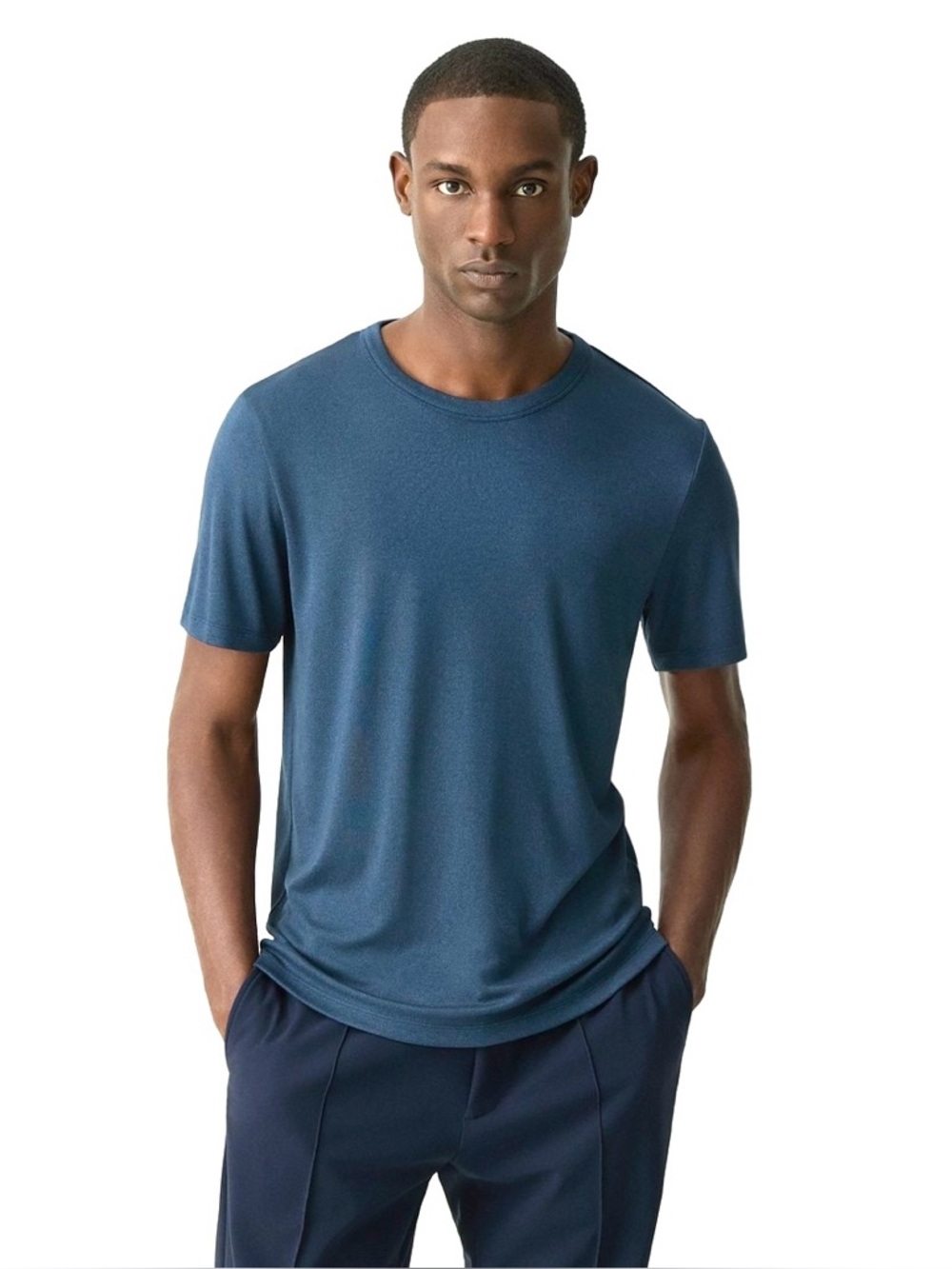 Men's Theory Essential Tee in Anemone Modal Jersey - Eclipse Multi (Size:XXL)